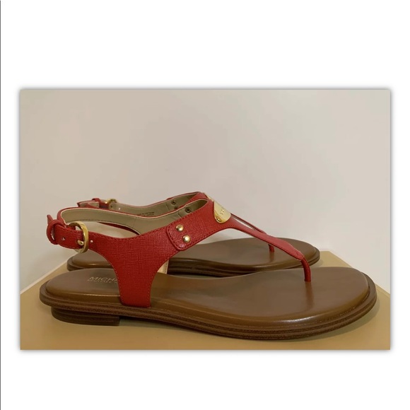 Brand New Michael Kors Plate Thong Sandals - Picture 7 of 10
